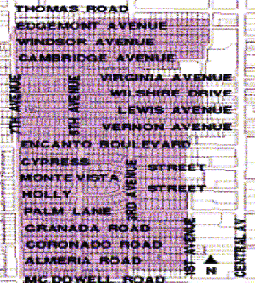 Willo Historic District Map In Phoenix. Homes For Sale In Phoenix, AZ. Laura B. Historic Phoenix Homes Specialist. EEOC. Member NAR, PAR, AAR